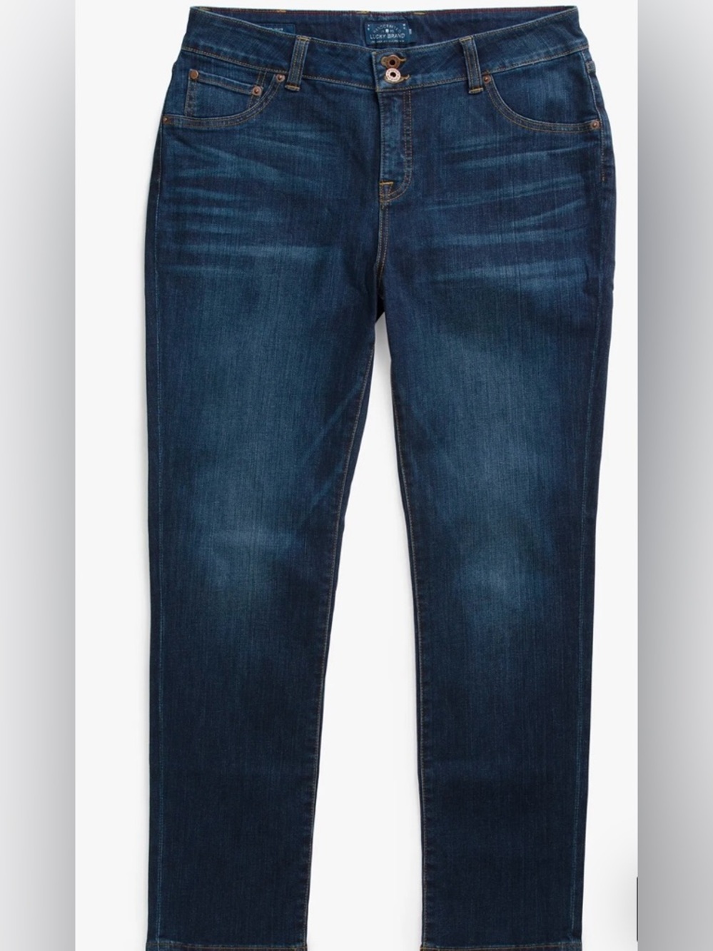 Lucky Brand Women's Straight Leg Dark Blue Jeans